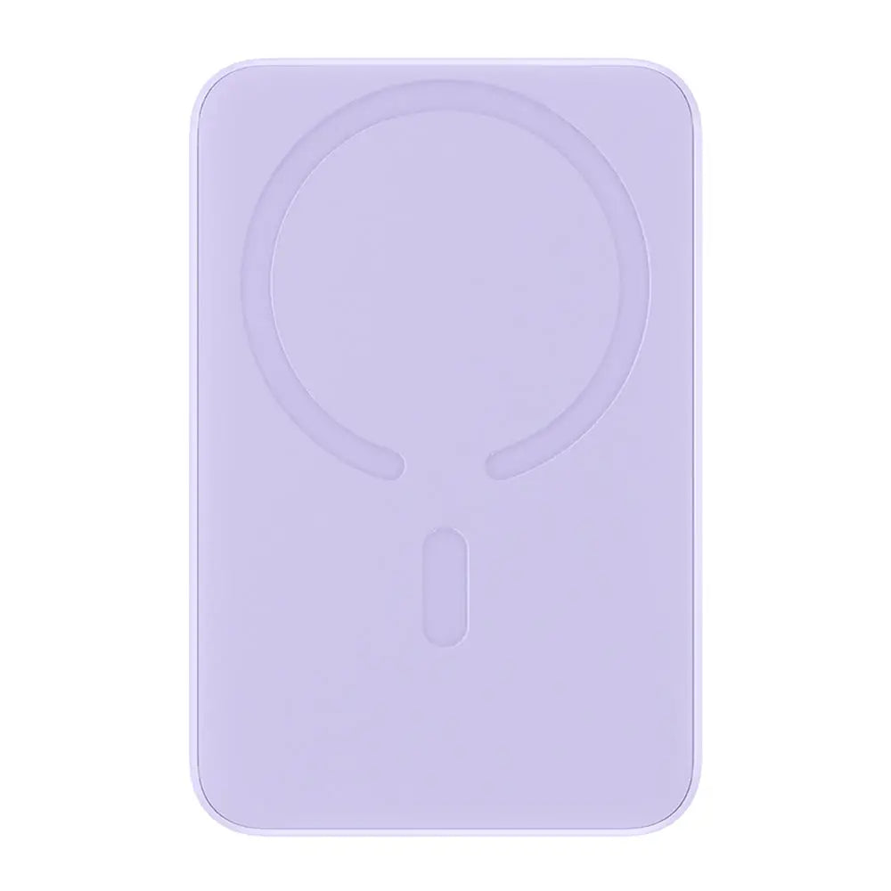 Lavender power bank magnetic mini baseus cu incarci wireless usb-c mats pentru incarcare rapida de 10000mah