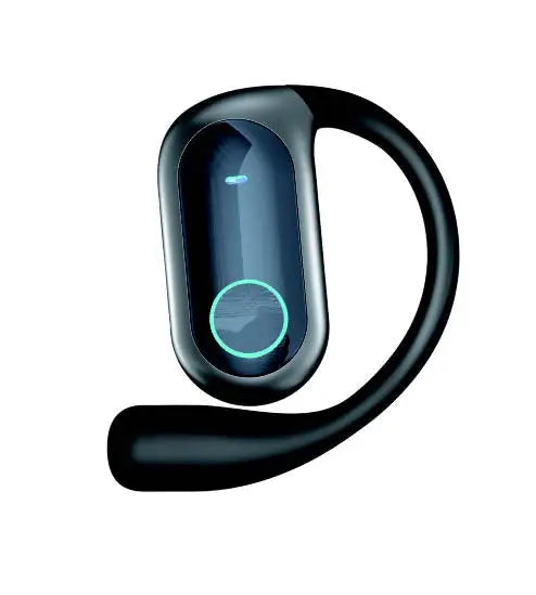 Casti wireless vu-tek vu-tek q17 airconduction negre cu buton teal, bluetooth 5.4 si rezistente la apa ipx5