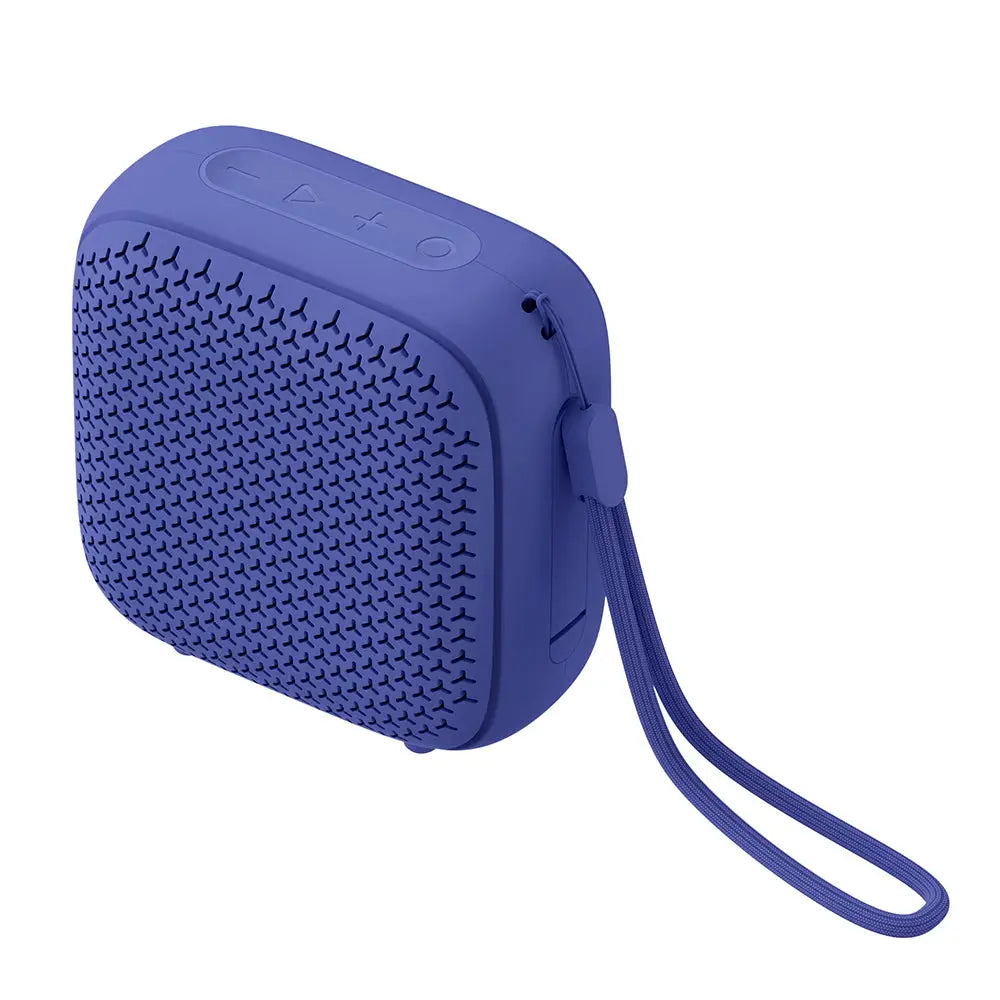 Portabilă havit sk838bt cu grilă texturată violet și curea de mână, boxă wireless usb-c și bluetooth 5.4