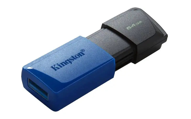 Usb 64gb datatraveler exodia m albastru si negru kingston datatraveler exodia cu design elegant si doua tonuri