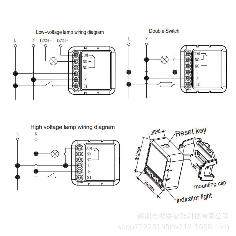 VU-TEK releu WIFI dry contact 3 85bc1a54c3d6f5f39595df0a99ddd83d