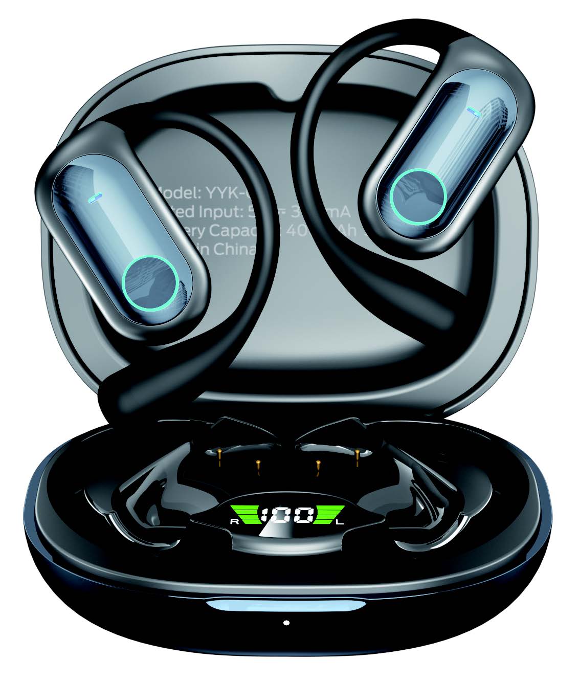 Casti Wireless VU-TEK Q17 AirConduction, Bluetooth 5.4, Sunet 3D, Autonomie 90h, Microfon HD, Rezistente la Apa IPX5, Open-Ear, Sapphire Blue 1 5ff7a615f96227568e8febf51e5d6c07