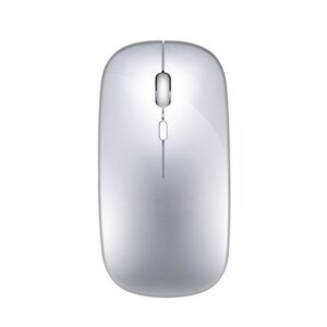 VU-TEK 199 Mouse Wireless Dual mode Bluetooth + WIFI reincarcabil - Silver Luminous