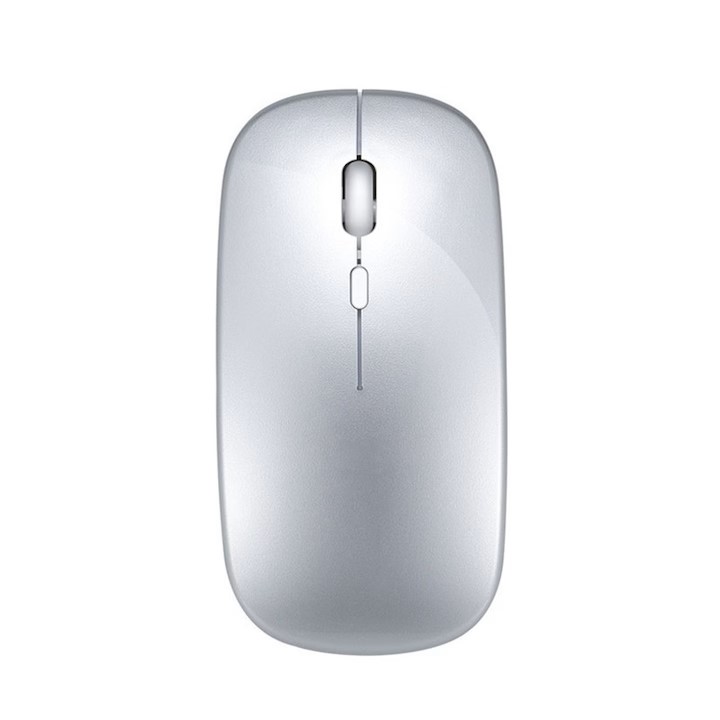 VU-TEK 199 Mouse Wireless Dual mode Bluetooth + WIFI reincarcabil - Silver Luminous 1 VU-TEK 199 Mouse Wireless Dual mode Bluetooth + WIFI reincarcabil - Silver Luminous
