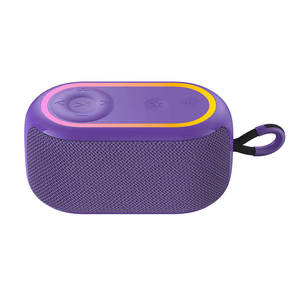 Havit - Wireless Speaker (SK809BT) - USB-C, Bluetooth 5.3, TWS, TF, USB, FM, AUX, Hands-Free Call, RGB, IPX5, 1200mAh - Violet 2 Havit - Wireless Speaker (SK809BT) - USB-C, Bluetooth 5.3, TWS, TF, USB, FM, AUX, Hands-Free Call, RGB, IPX5, 1200mAh - Violet
