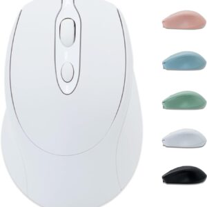 VU-TEK 127 Mouse Wireless Dual mode Bluetooth + WIFI reincarcabil - Alb