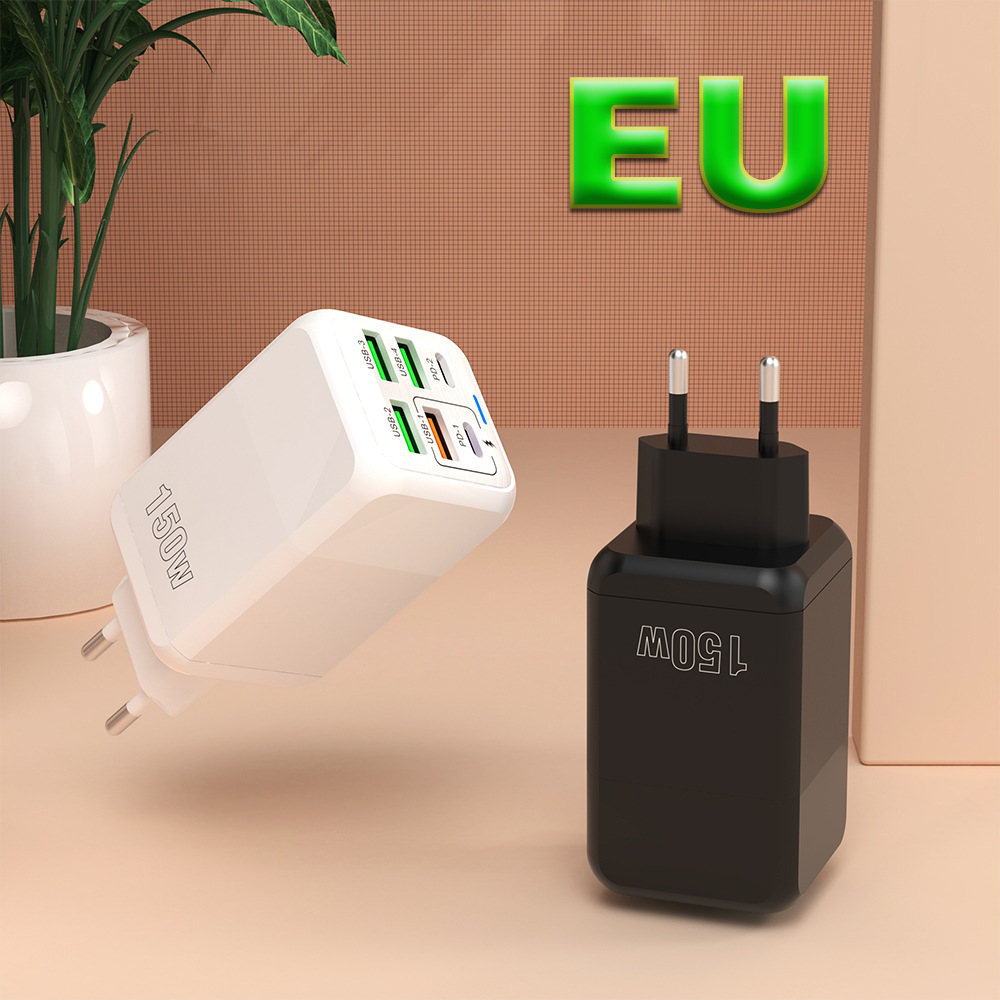 VU-TEK incarcator 150W, 4 porturi USB + 2 porturi PD pentru încărcare rapidă, 5 V 2,4 A 5 VU-TEK incarcator 150W, 4 porturi USB + 2 porturi PD pentru încărcare rapidă, 5 V 2,4 A
