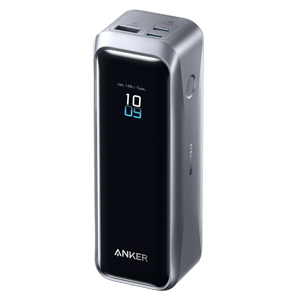 Anker - Power Bank Prime (A110BH1) - 2x USB-C, USB, for Phone, Tablet, MacBook, Digital Display, 20100mAh, 220W - Black 1 Anker - Power Bank Prime (A110BH1) - 2x USB-C, USB, for Phone, Tablet, MacBook, Digital Display, 20100mAh, 220W - Black