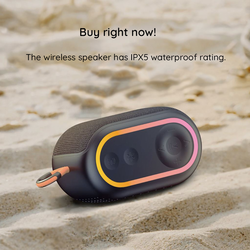 Havit - Wireless Speaker (SK809BT) - USB-C, Bluetooth 5.3, TWS, TF, USB, FM, AUX, Hands-Free Call, RGB, IPX5, 1200mAh - Violet 6 Havit - Wireless Speaker (SK809BT) - USB-C, Bluetooth 5.3, TWS, TF, USB, FM, AUX, Hands-Free Call, RGB, IPX5, 1200mAh - Violet