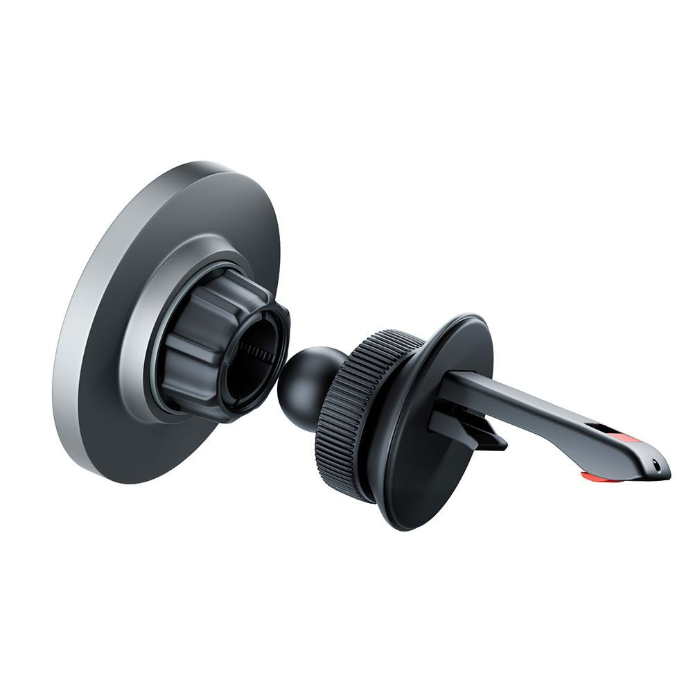 3mk - Magnetic Car Holder MagHolder - for Air Vent, iPhone, MagSafe Technology, 16 Magnets - Black 4 3mk - Magnetic Car Holder MagHolder - for Air Vent, iPhone, MagSafe Technology, 16 Magnets - Black