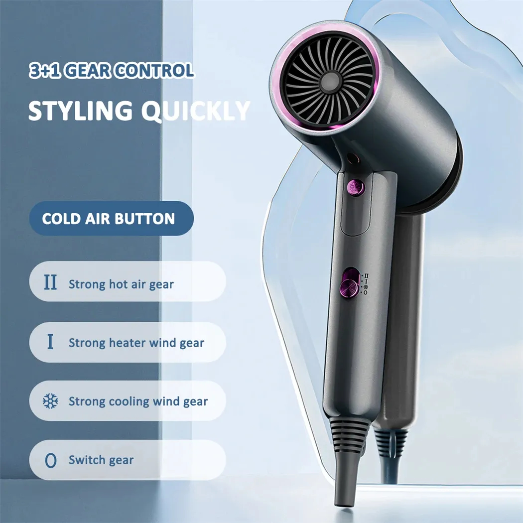 Uscator de Par Pliabil VU-TEK StylePro, 2400W, Tehnologie cu Ioni Negativi, 3 Trepte Viteza si Temperatura, Functie Aer Rece, Gri Metalizat 4 Uscator de Par Pliabil VU-TEK StylePro, 2400W, Tehnologie cu Ioni Negativi, 3 Trepte Viteza si Temperatura, Functie Aer Rece, Gri Metalizat