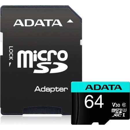 Card de Memorie MicroSDXC Adata Premier Pro, 64GB, Class 10, cu adaptor 4 Card de Memorie MicroSDXC Adata Premier Pro, 64GB, Class 10, cu adaptor