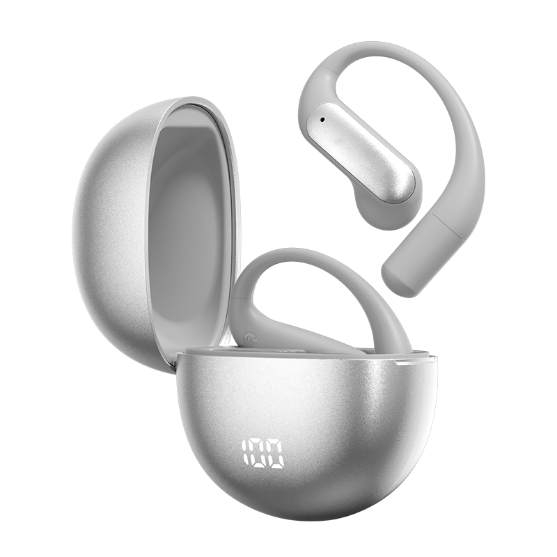 Casti Wireless VU-TEK M118, Bluetooth 5.4, Sport, AI Translation, Autonomie 60h, Microfon HD, Noise Cancelling, Sunet 3D, Silver 1 Casti Wireless Sport Premium - Autonomie 8h