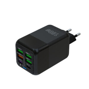 VU-TEK incarcator 150W, 4 porturi USB + 2 porturi PD pentru încărcare rapidă, 5 V 2,4 A