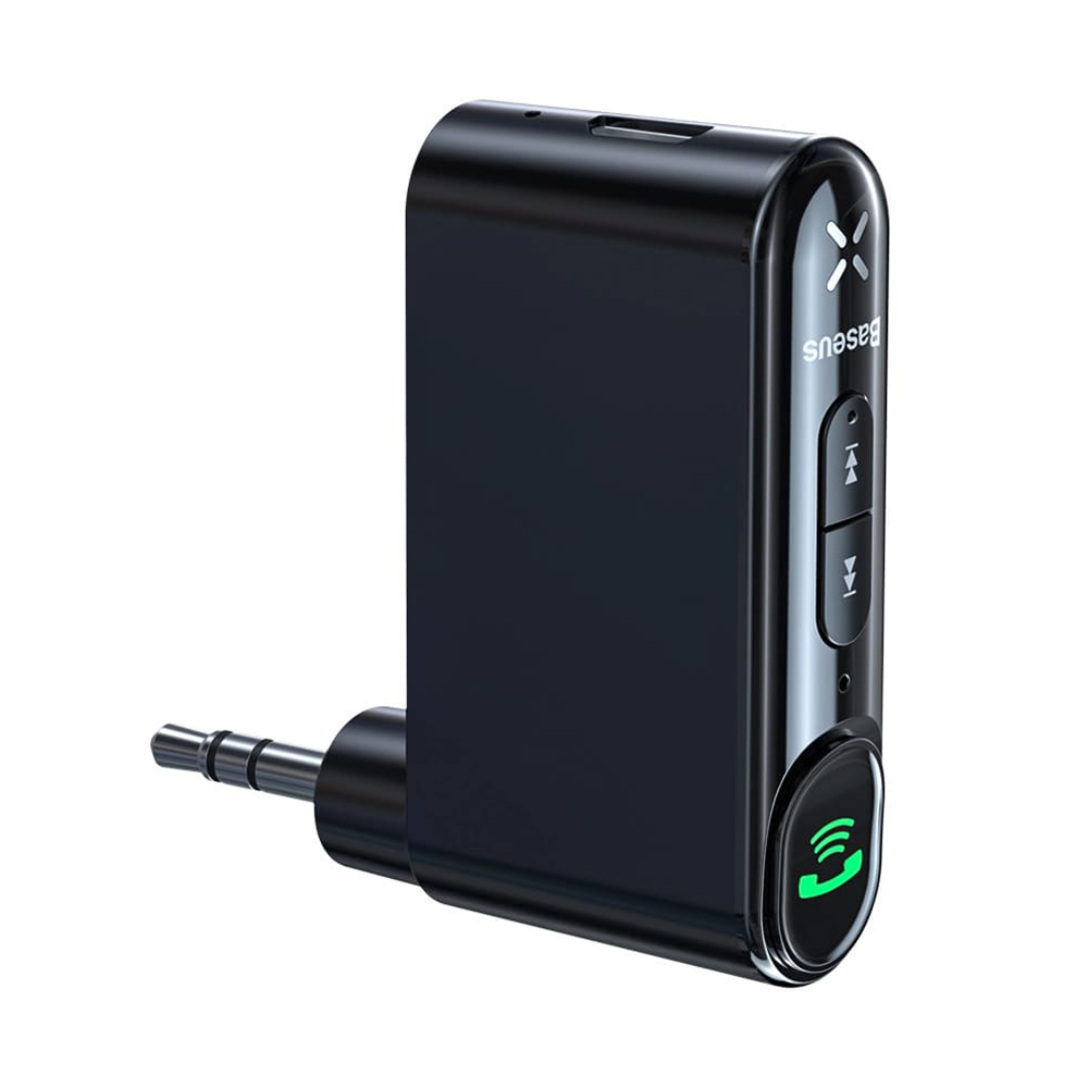 Baseus - Wireless Transmitter BSBA-02 (WXQY010001) - Bluetooth 5.0, Aux, 50Hz-20kHz, 145mAh, Micro-USB Charging Port - Black 9 beff9378a8d1f40dd1cd04ff4cd6f408
