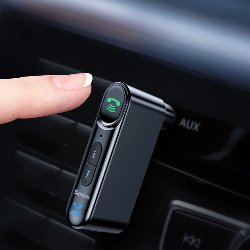 Baseus - Wireless Transmitter BSBA-02 (WXQY010001) - Bluetooth 5.0, Aux, 50Hz-20kHz, 145mAh, Micro-USB Charging Port - Black 3 79993050f2d1418be899dbac94709906