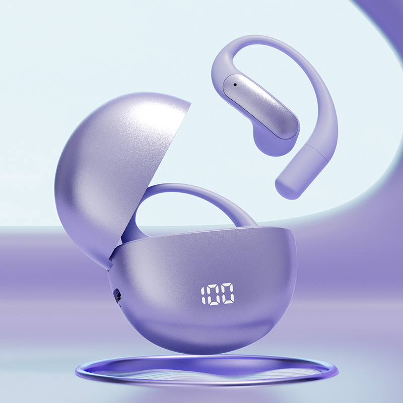 Casti Wireless VU-TEK M118, Bluetooth 5.4, Sport, AI Translation, Autonomie 60h, Microfon HD, Noise Cancelling, Sunet 3D, Violet 9 Casti Wireless Sport Premium - Autonomie 8h