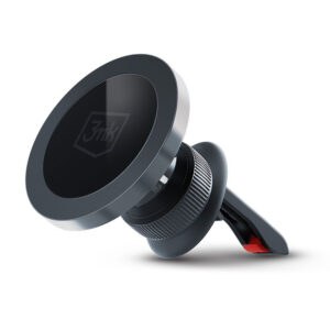 3mk - Magnetic Car Holder MagHolder - for Air Vent, iPhone, MagSafe Technology, 16 Magnets - Black