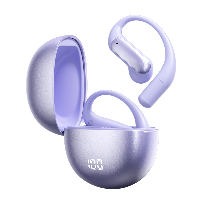 Casti Wireless VU-TEK M118, Bluetooth 5.4, Sport, AI Translation, Autonomie 60h, Microfon HD, Noise Cancelling, Sunet 3D, Violet 1 Casti Wireless Sport Premium - Autonomie 8h