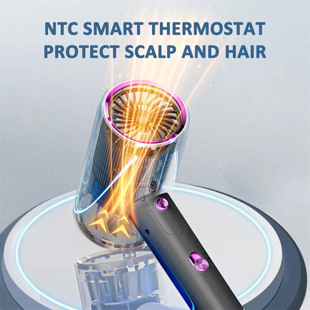 Uscator de Par Pliabil VU-TEK StylePro, 2400W, Tehnologie cu Ioni Negativi, 3 Trepte Viteza si Temperatura, Functie Aer Rece, Gri Metalizat 5 Uscator de Par Pliabil VU-TEK StylePro, 2400W, Tehnologie cu Ioni Negativi, 3 Trepte Viteza si Temperatura, Functie Aer Rece, Gri Metalizat