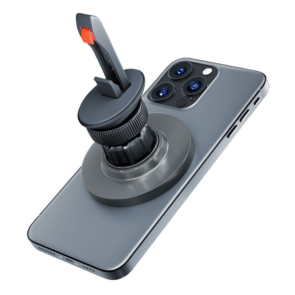 3mk - Magnetic Car Holder MagHolder - for Air Vent, iPhone, MagSafe Technology, 16 Magnets - Black 7 3mk - Magnetic Car Holder MagHolder - for Air Vent, iPhone, MagSafe Technology, 16 Magnets - Black