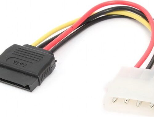 CABLU alimentare GEMBIRD, adaptor Molex la 1 x S-ATA, 15cm, "CC-SATA-PS" (timbru verde 0.08 lei)